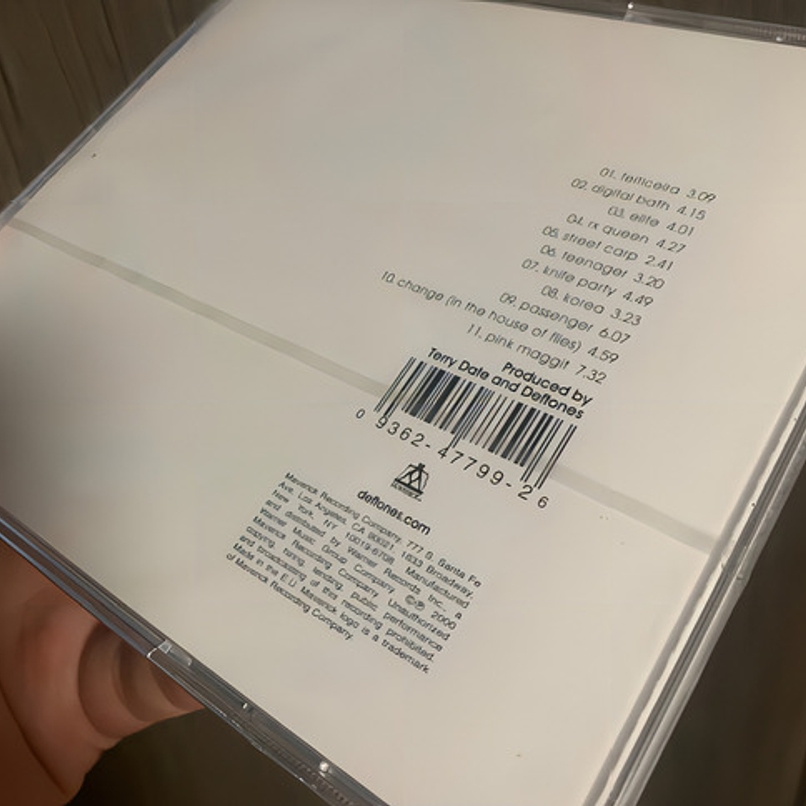 Deftones White Pony Cd Y Sellado 2