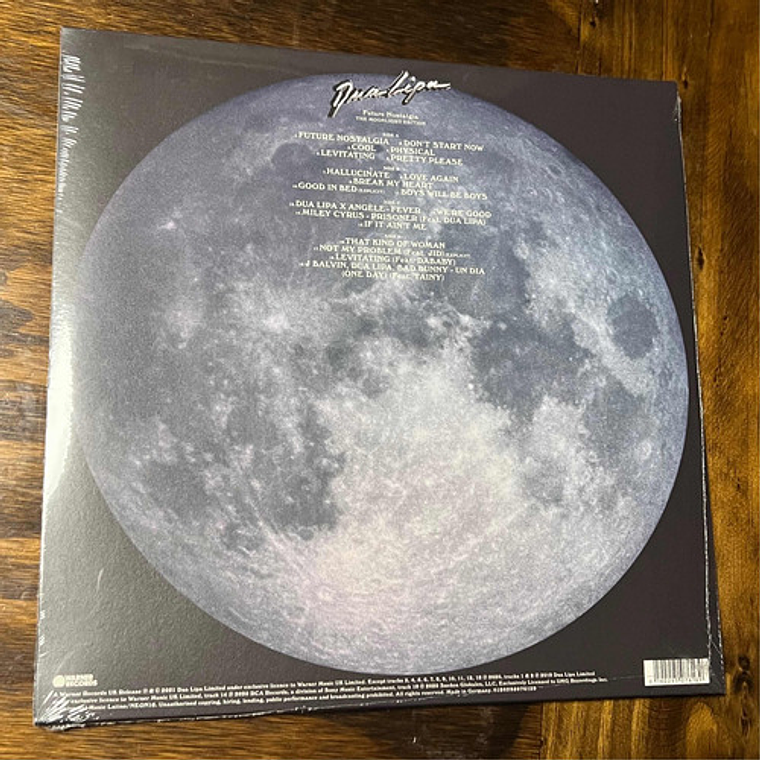 Dua Lipa Future Nostalgia Moonlight Edition 2lp Vinilo Nuevo 3