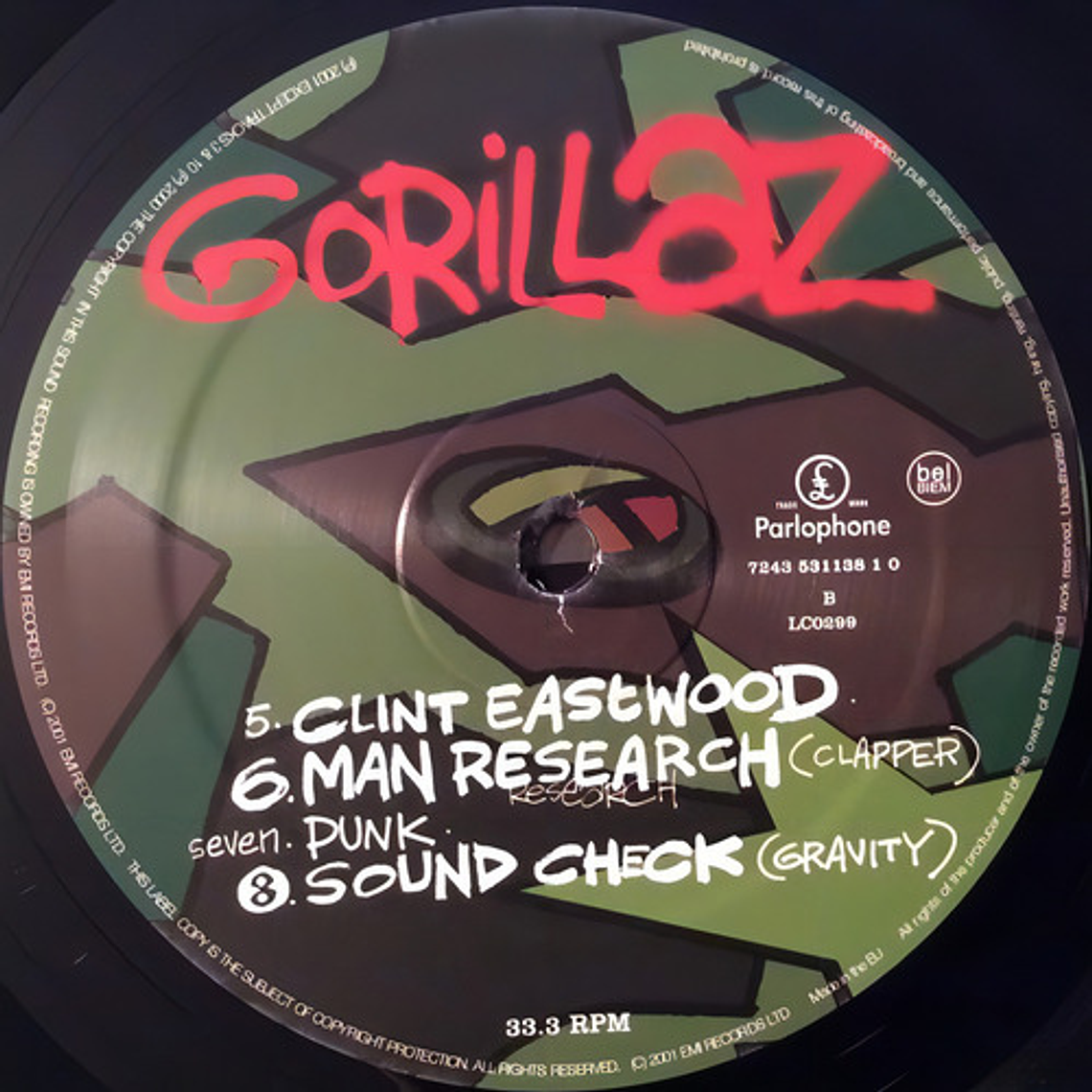 Gorillaz - Gorillaz (vinilo) 4