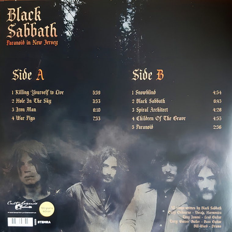 Black Sabbath - Paranoid In New Jerse 2