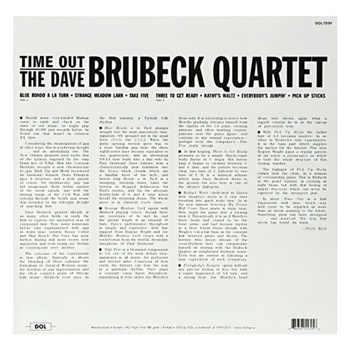 Dave Brubeck Quartet - Time Out 2