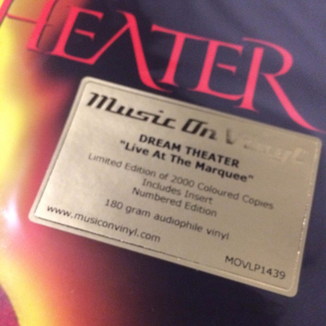 Vinilo Dream Theater - Live At The Marquee (ed. Limitada) 2