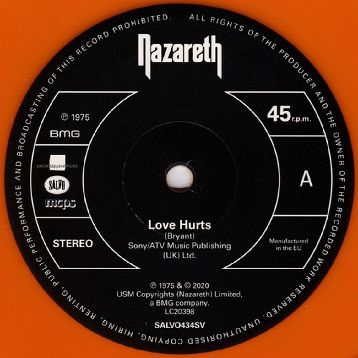 Nazareth - Love Hurts / This Flight Tonight (10 Pulgadas) 4