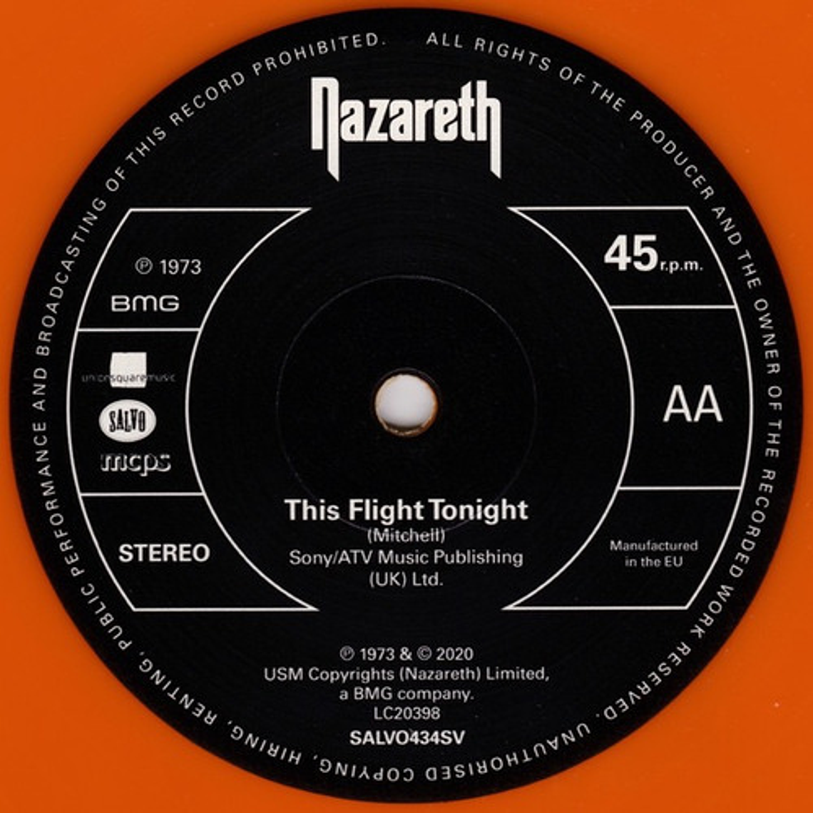 Nazareth - Love Hurts / This Flight Tonight (10 Pulgadas) 5