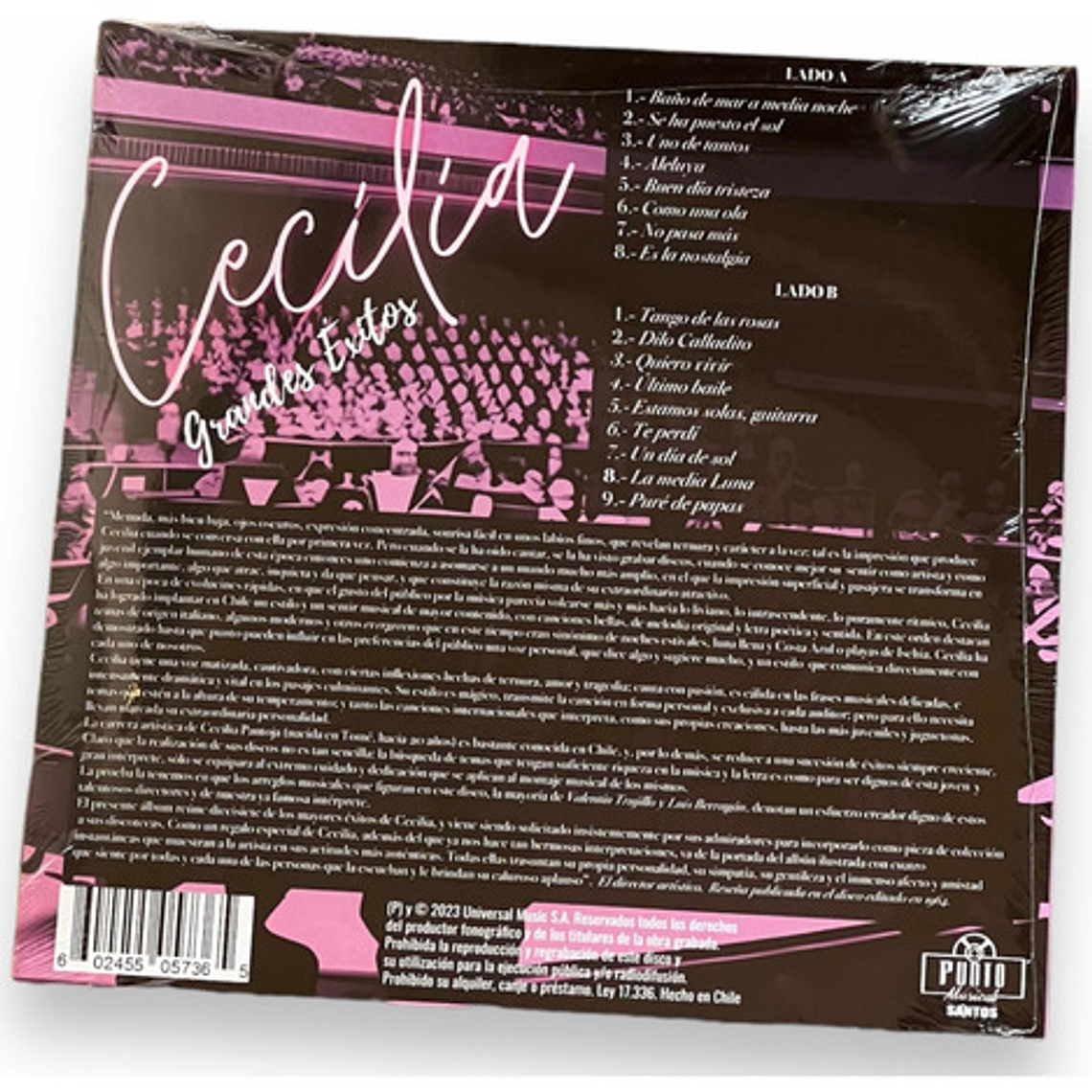 Universal Music Cecilia Grandes Exitos Vinilo Físico 2