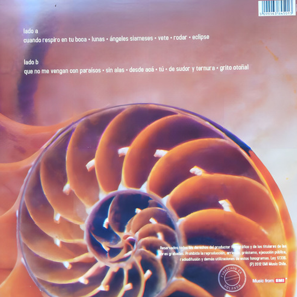 Vinilo Lucybell - Peces (nuevo Sellado Original) 2