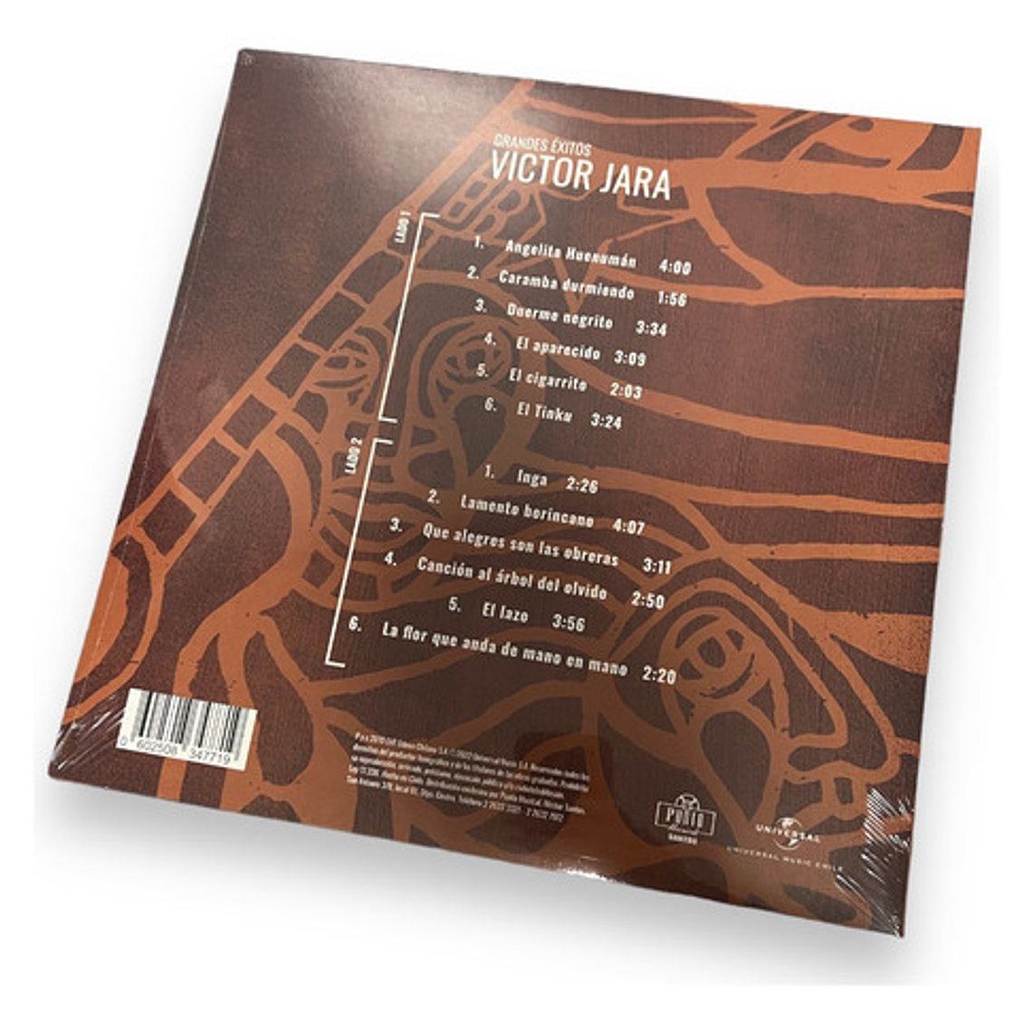 Víctor Jara Grandes Éxitos Vinilo 2