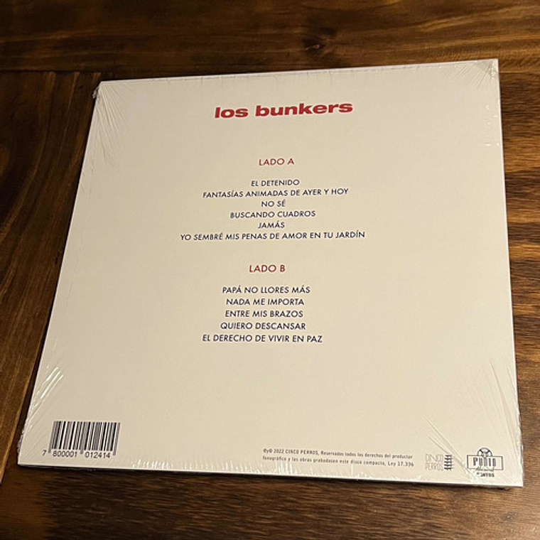 Vinilo Los Bunkers - Los Bunkers (nuevo Sellado) 2