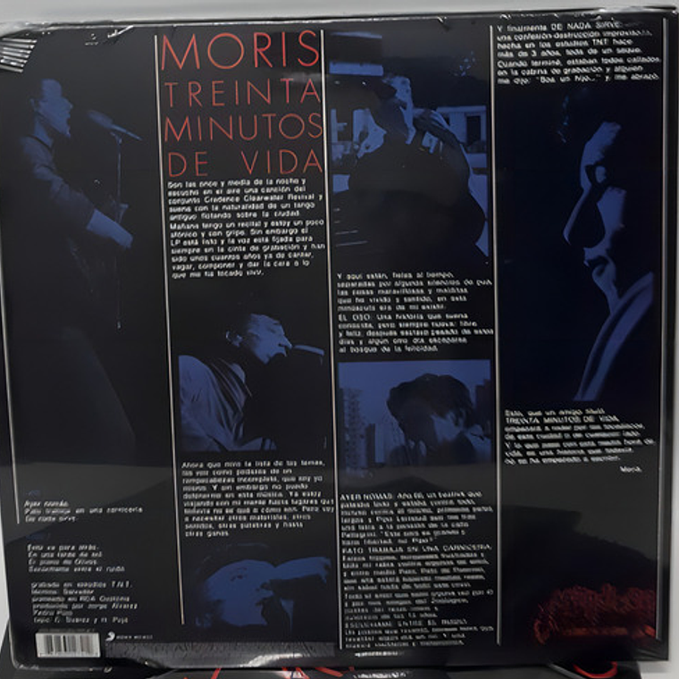 Moris - Treinta Minutos De Vida (vinilo) 2