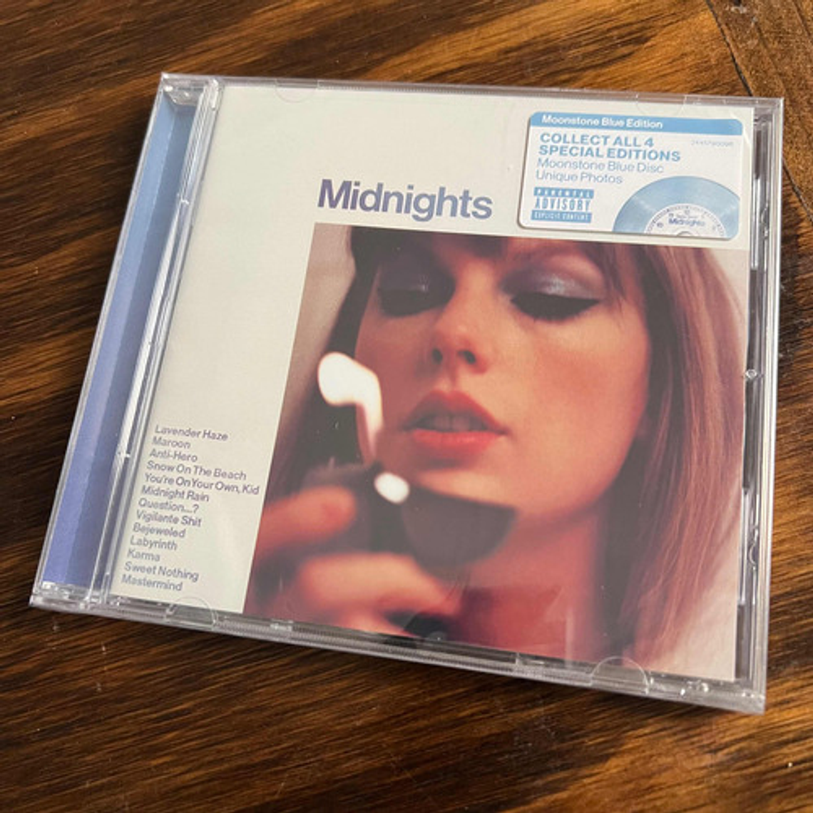 Taylor Swift Midnights Moonstone Blue Edition Disco Cd 1