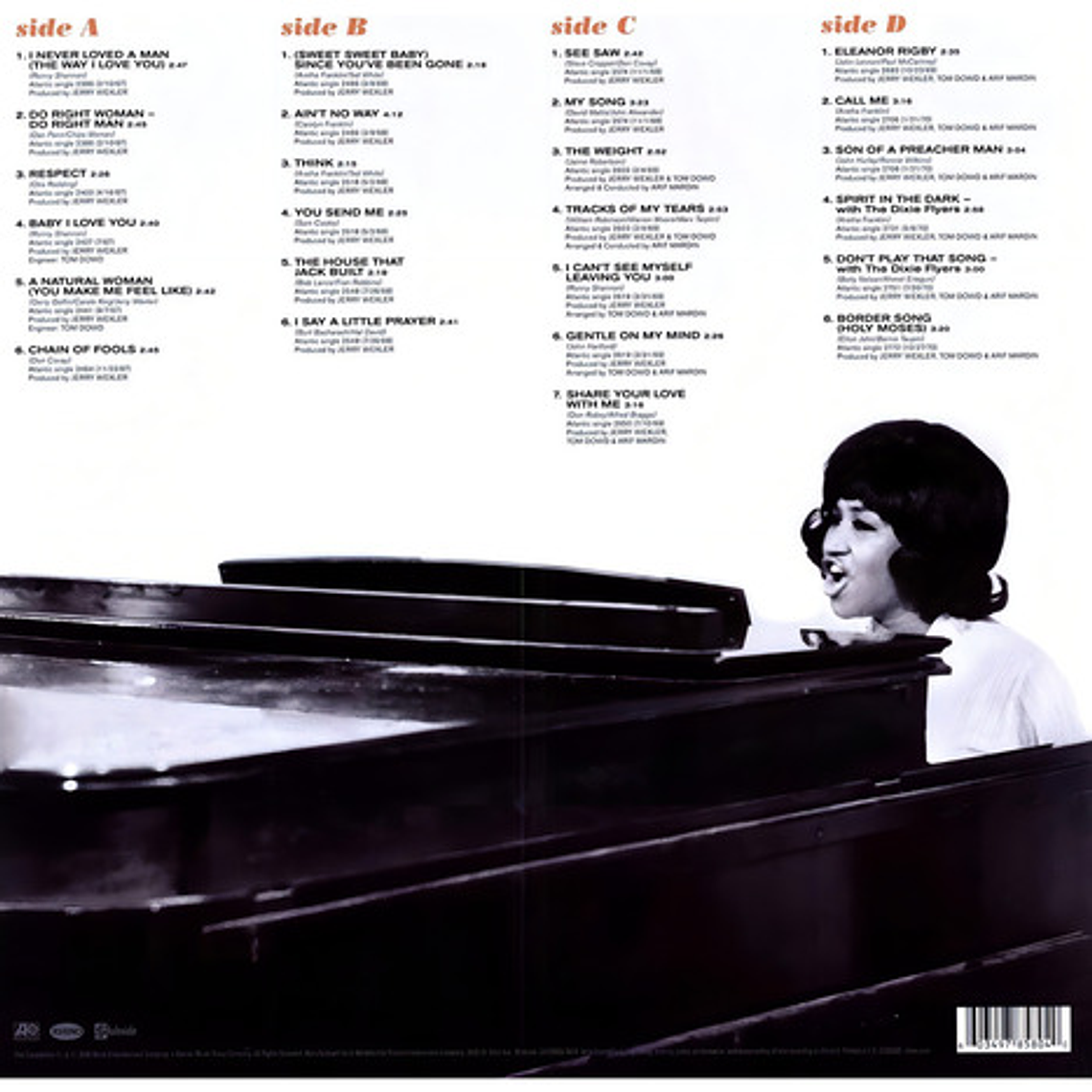 Aretha Franklin - The Atlantic Singl (vinilo Doble) 2