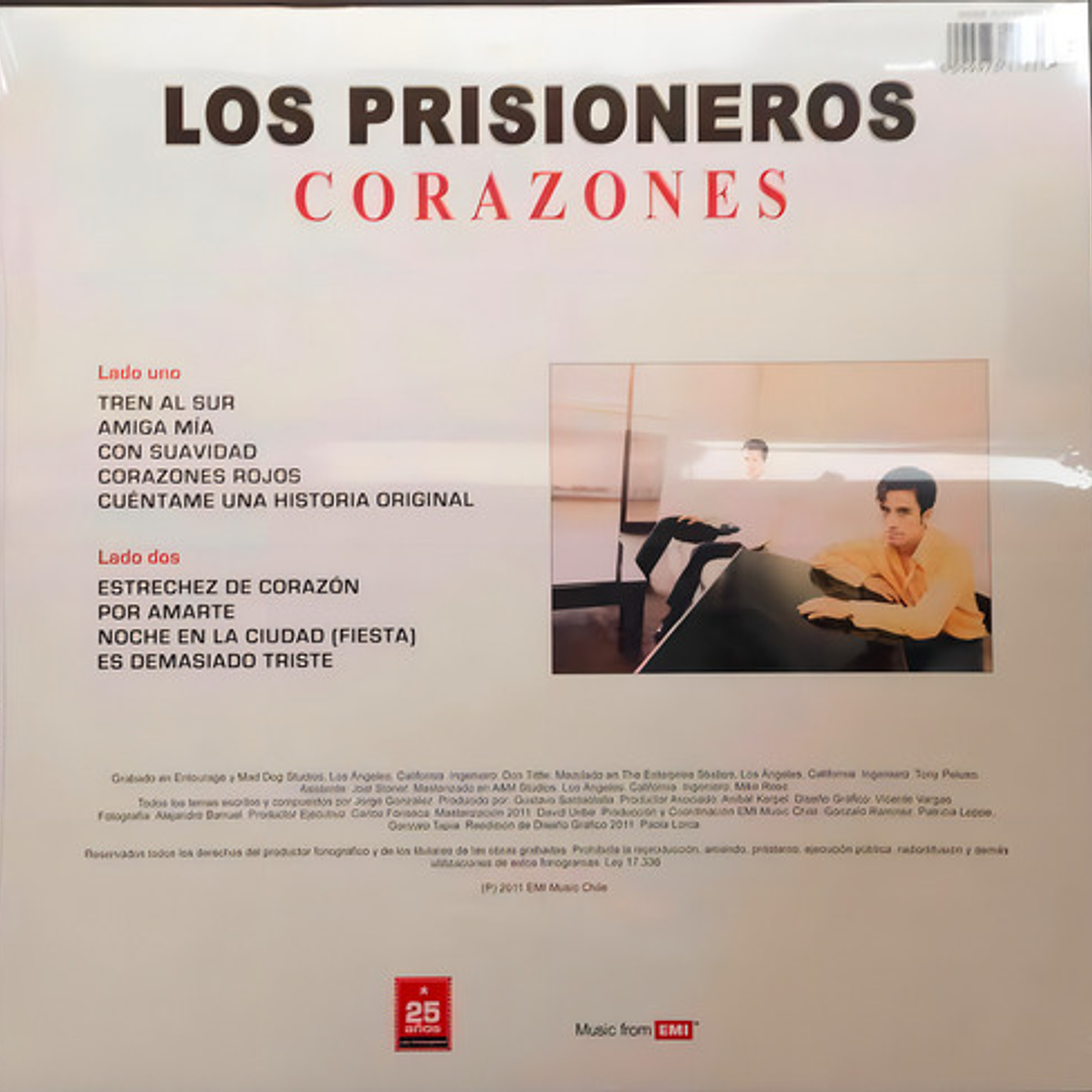 Vinilo Los Prisioneros - Corazones 3