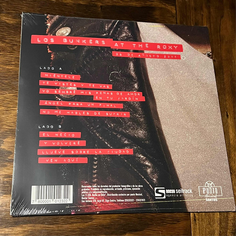 Los Bunkers At The Roxy Vinilo Nuevo 2