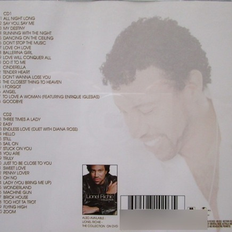 Lionel Richie - The Definitive Collection 2cd 2