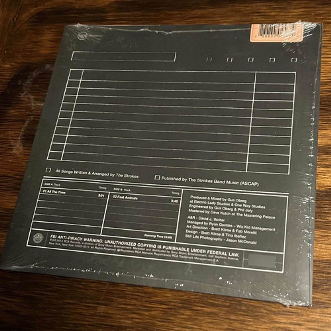 Vinilo The Strokes - All The Time (single 7 Nuevo Sellado) 2