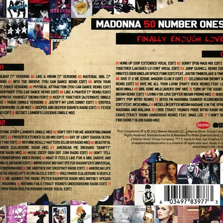 Madonna - Finally Enough (cd) 8