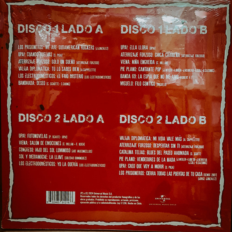 Vinilo Rock Chileno De Los 80's (2lp) 2