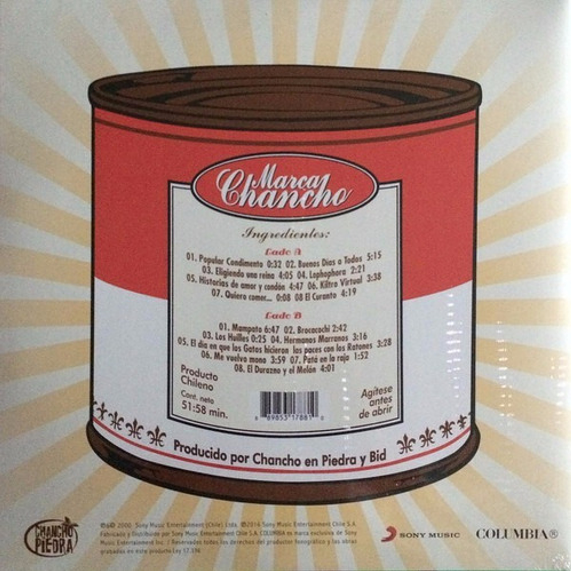 Chancho En Piedra - Marca Chancho (vinilo) 2