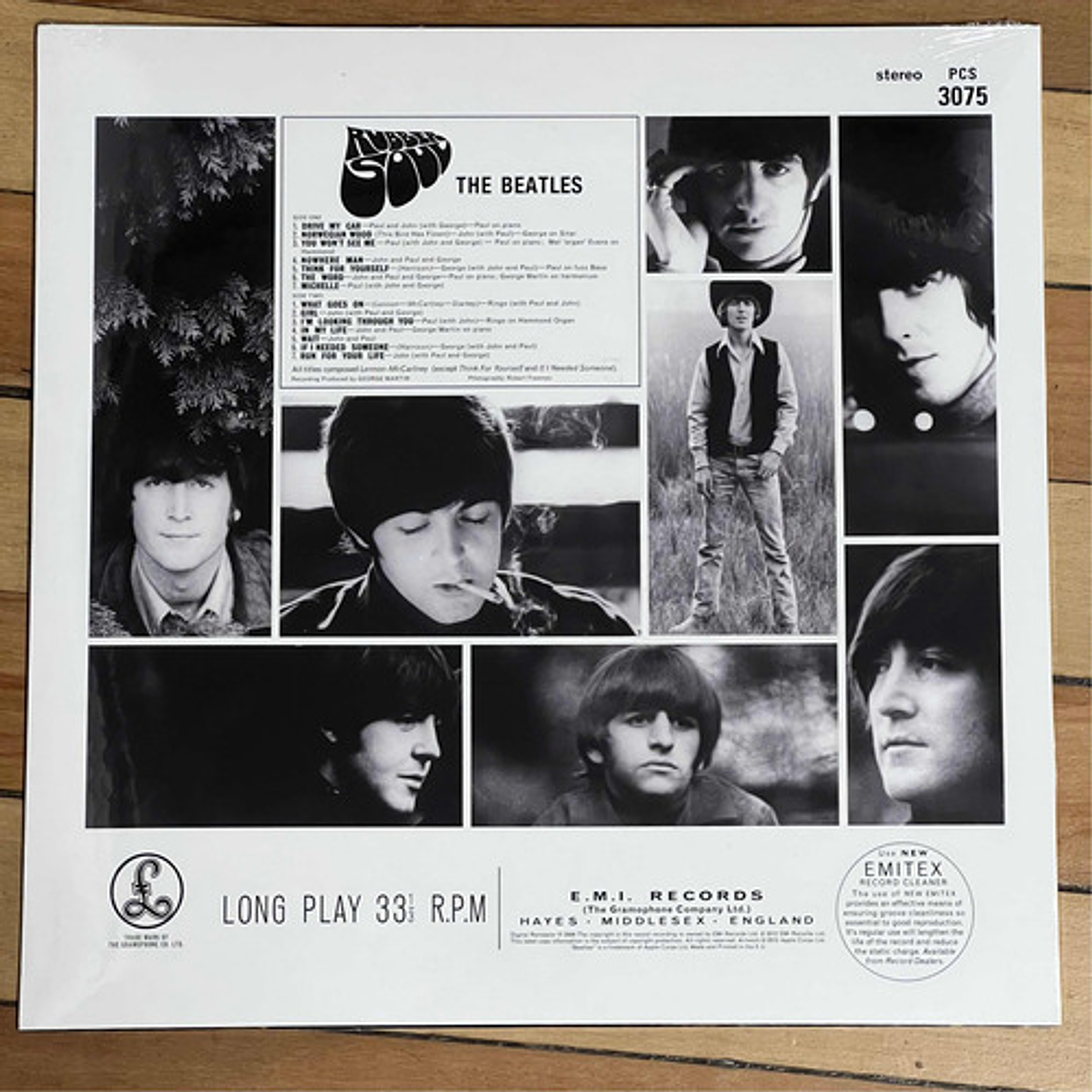 Vinilo The Beatles Rubber Soul Original Sellado 3