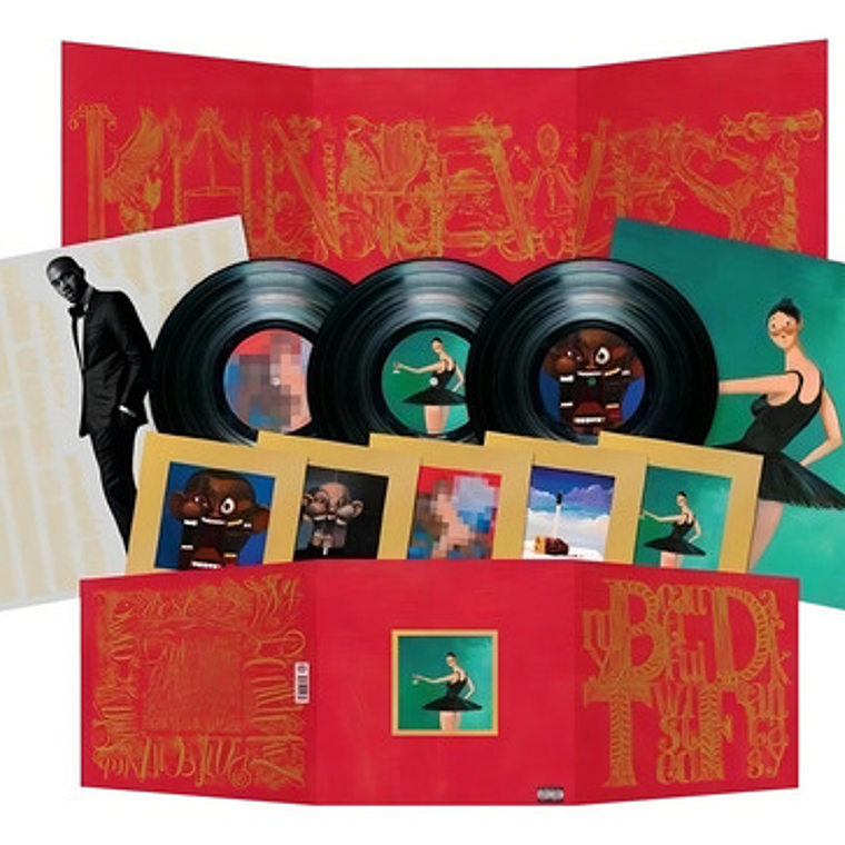Kanye West - My Beautiful Dark Twist 3lp 5