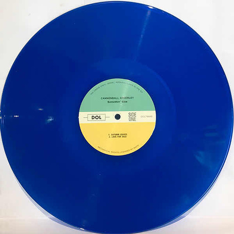 Cannonball Adderley Miles Davis Somethin Else Vinilo Azul 3