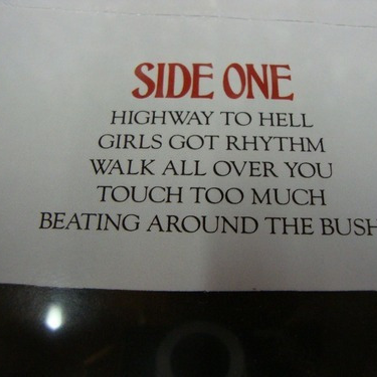 Ac Dc - Highway To Hell (vinilo) 6