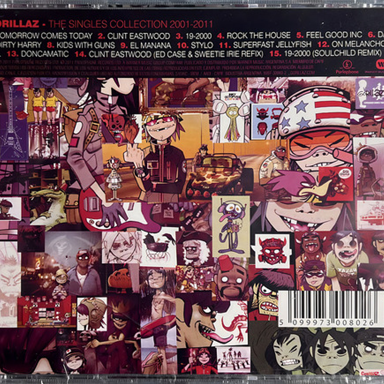 Gorillaz - The Singles Collection 2001-2011 (cd) 2