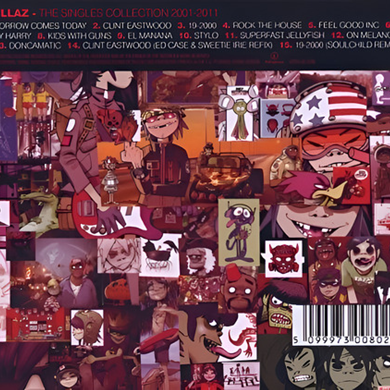 Gorillaz - The Singles Collection 2001-2011 (cd) 5