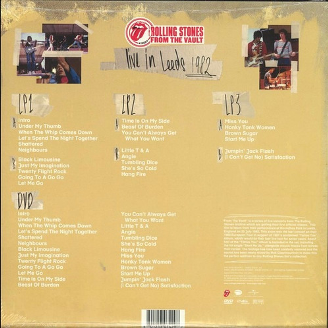Vinilo The Rolling Stones - Live In Leeds 1982 2