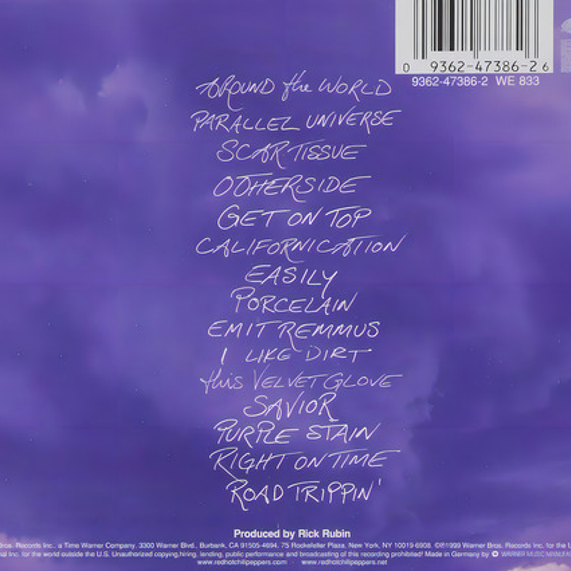 Red Hot Chili Peppers - Californication (cd) 6