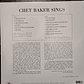 Chet Baker - Sings Royal Blue Vinyl - Miniatura 2