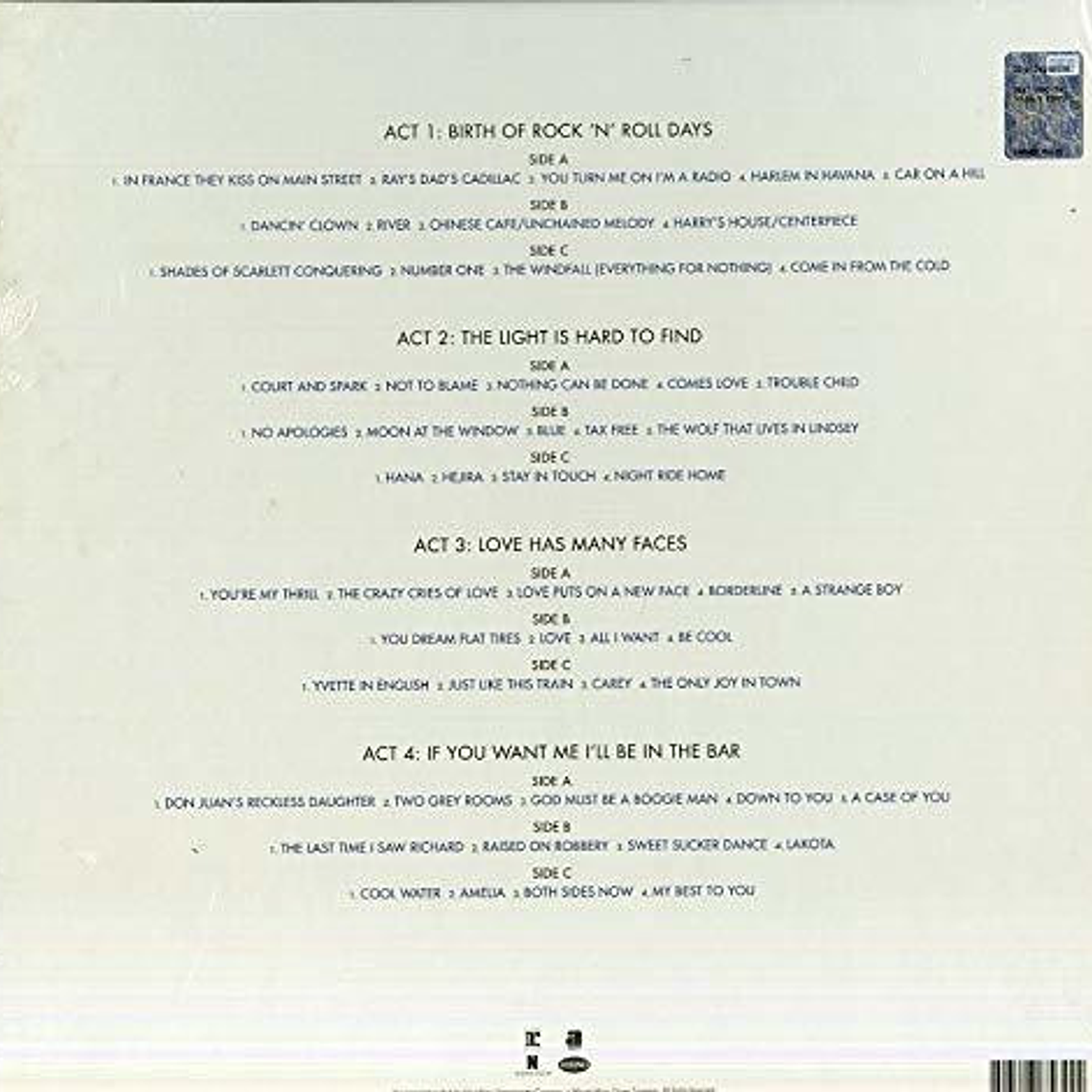 Joni Mitchell - Love Has Many 8lp 2