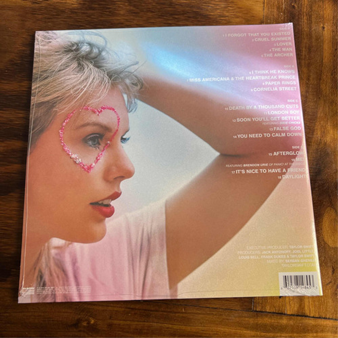 Vinilo Taylor Swift Lover Edición Limitada Gatefold Europa 2lp Rosa Azul 2