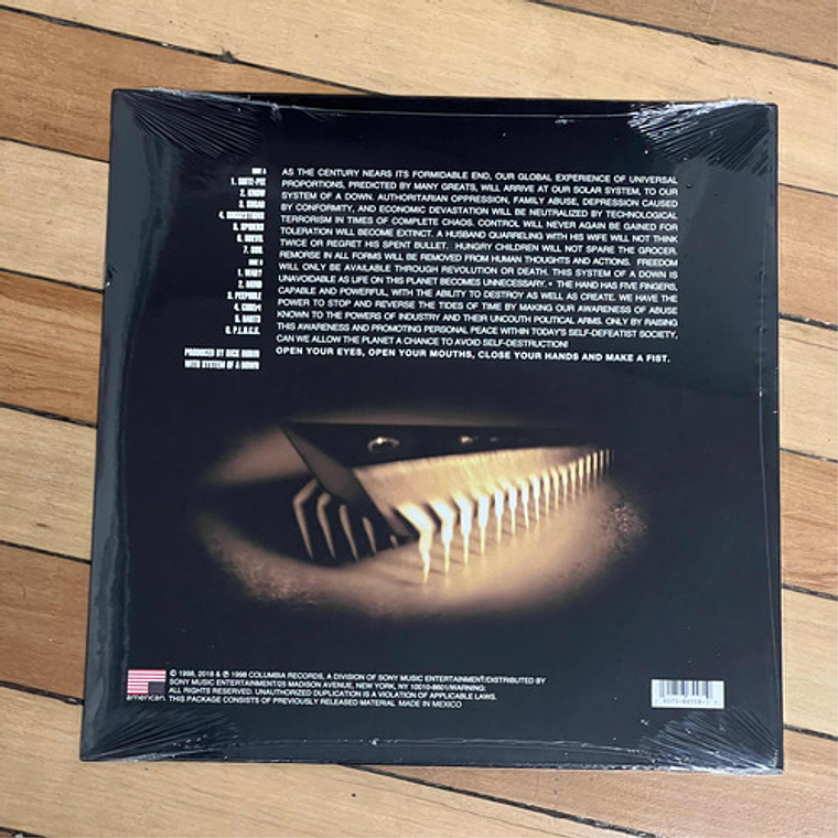 Vinilo System Of A Down - System Of A Down (nuevo Sellado) 2