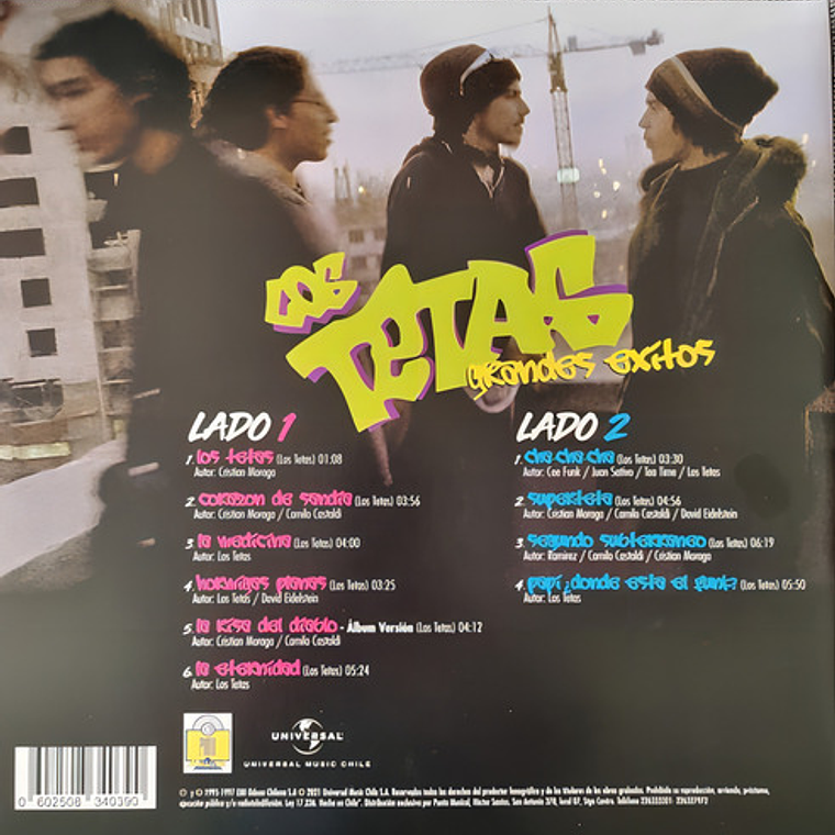 Los Tetas - Grandes Éxitos (vinilo) 2