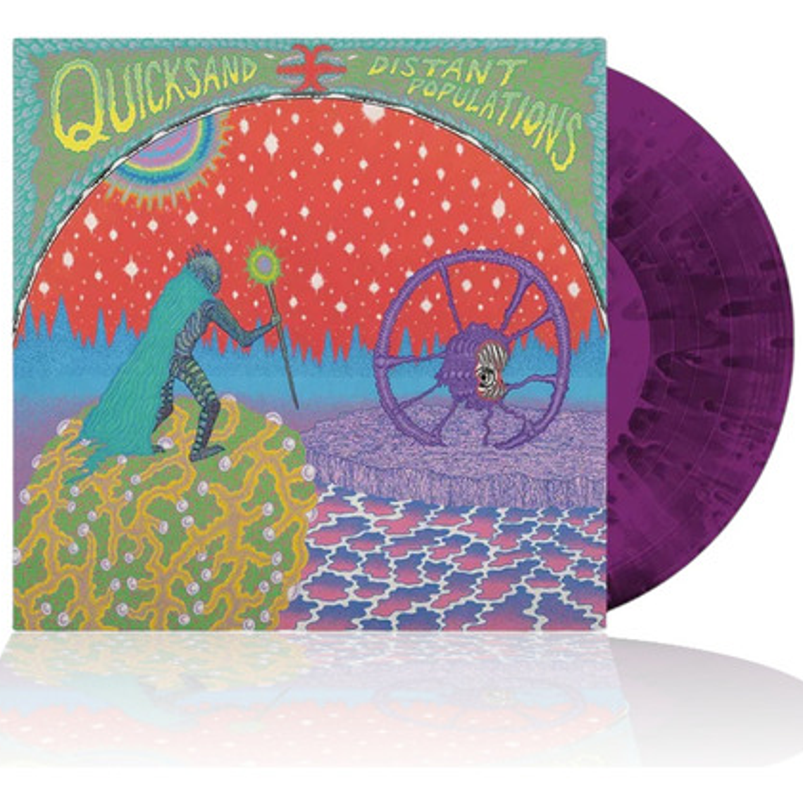 Quicksand - Distant Populations (purple Cloudy Vinyl) 1