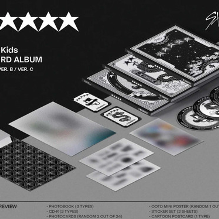Nuevo Disco Cd Stray Kids - 5-star (version B) 2