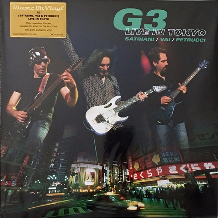 Vinilo Satriani / Vai / Petrucci G3 - Live In Tokyo 1