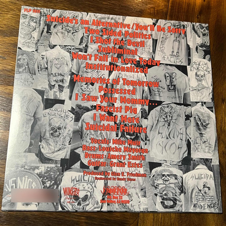 Vinilo Suicidal Tendencies - Suicidal Tendencies (magenta) 2