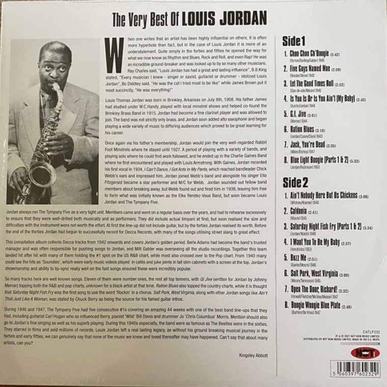 Louis Jordan - The Very Best Of... (vinilo) 2