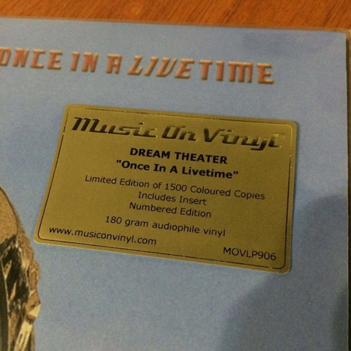 Vinilo Dream Theater - Once In A Livetime (ed. Ltda Celeste) 2