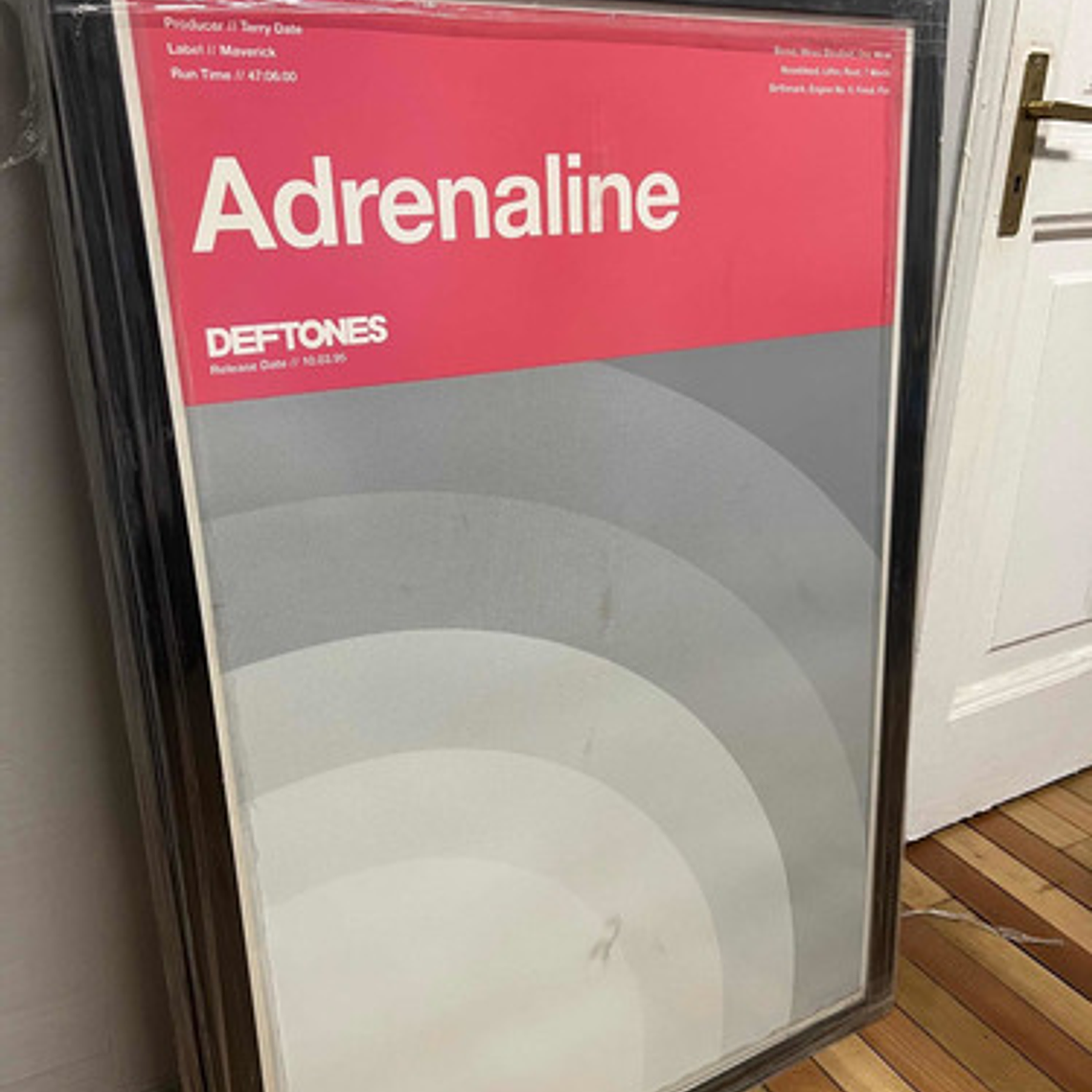 Cuadro Serigrafía Deftones - Adrenaline 2