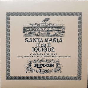 - Santa María De Iquique- Vinilo Versión Estándar 1970