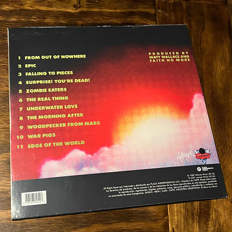 Vinilo Faith No More - The Real Thing (vinilo Rojo) 2