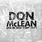 Don Mclean - Live In New York 1971 2lp - Miniatura 1