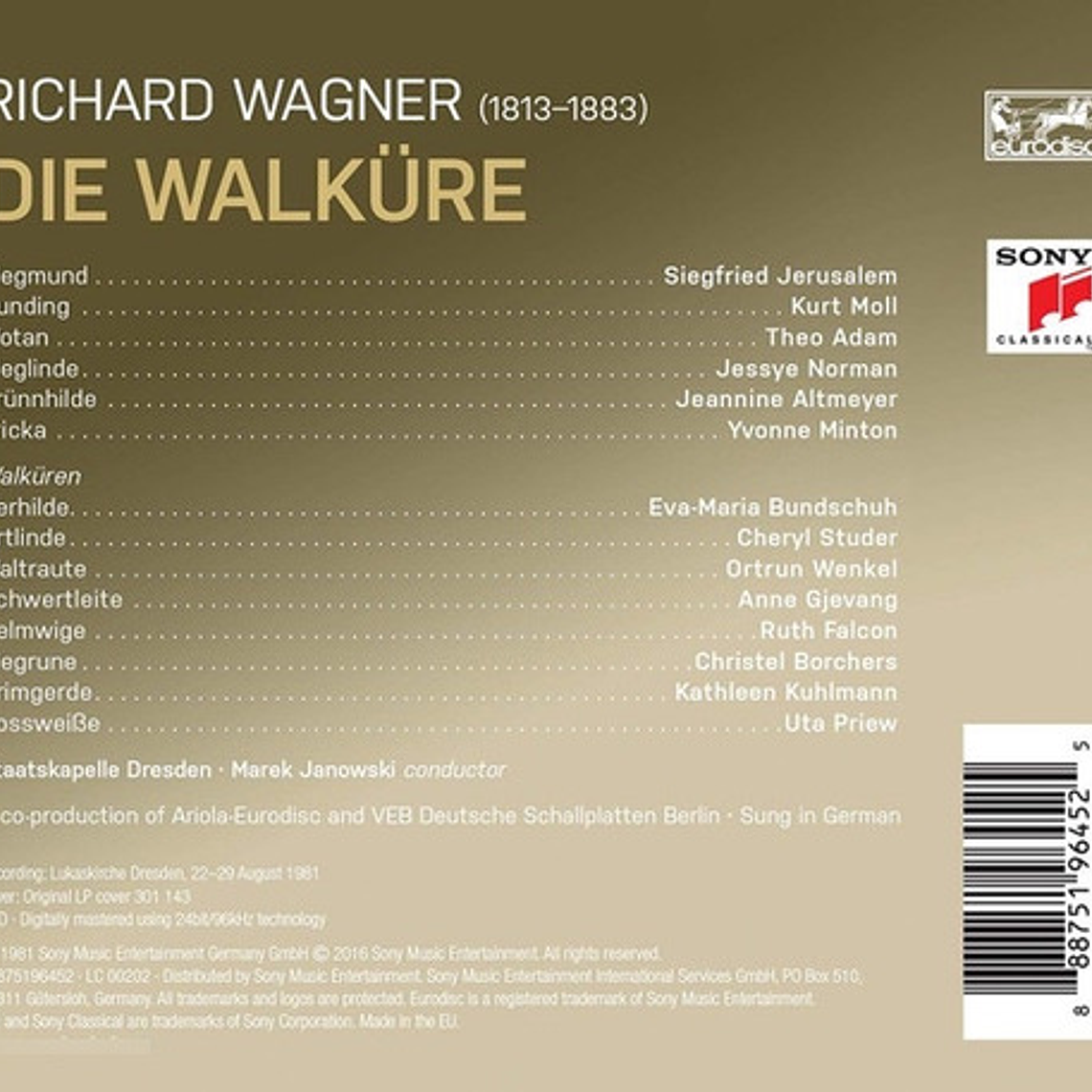 Cd Wagner: Die Walkure 2