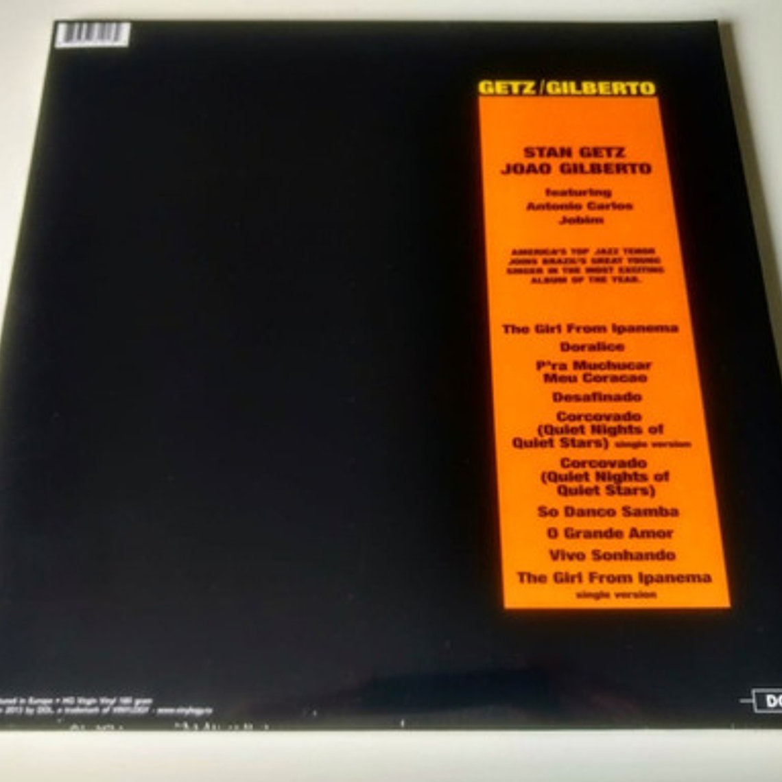 Lp Getz/gilberto, Edición Plegable De Lujo, 180 Gr, Imp 3