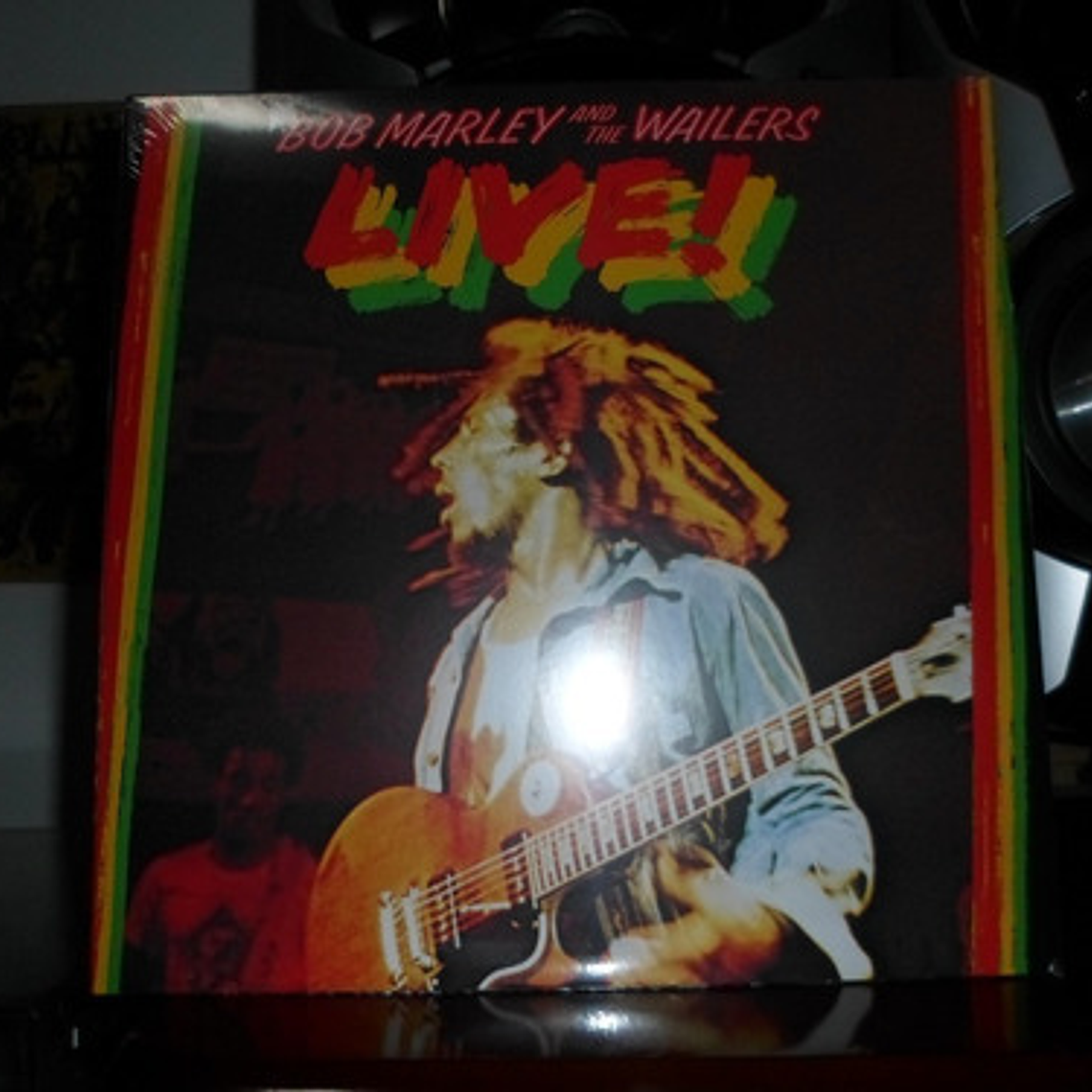 ¡lp Bob Marley En Vivo! Triple Portada Triple Y Libreto Editorial. Limitado 2