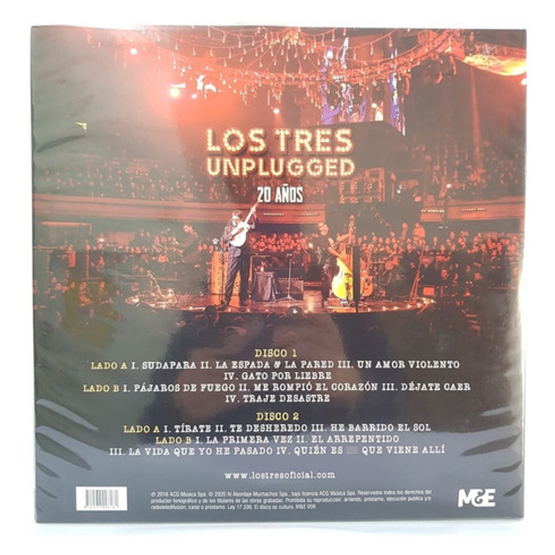 Los Tres - Unplugged 20 Años 2lp 2