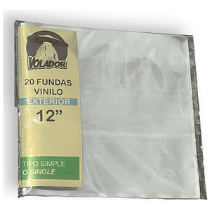 Fundas Exteriores Para Vinilos Simples (20 Unidades)